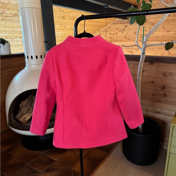 Vintage Pink Barbie Junior Wool Button-Up Coat with Satin Lining - Picture 2 of 9